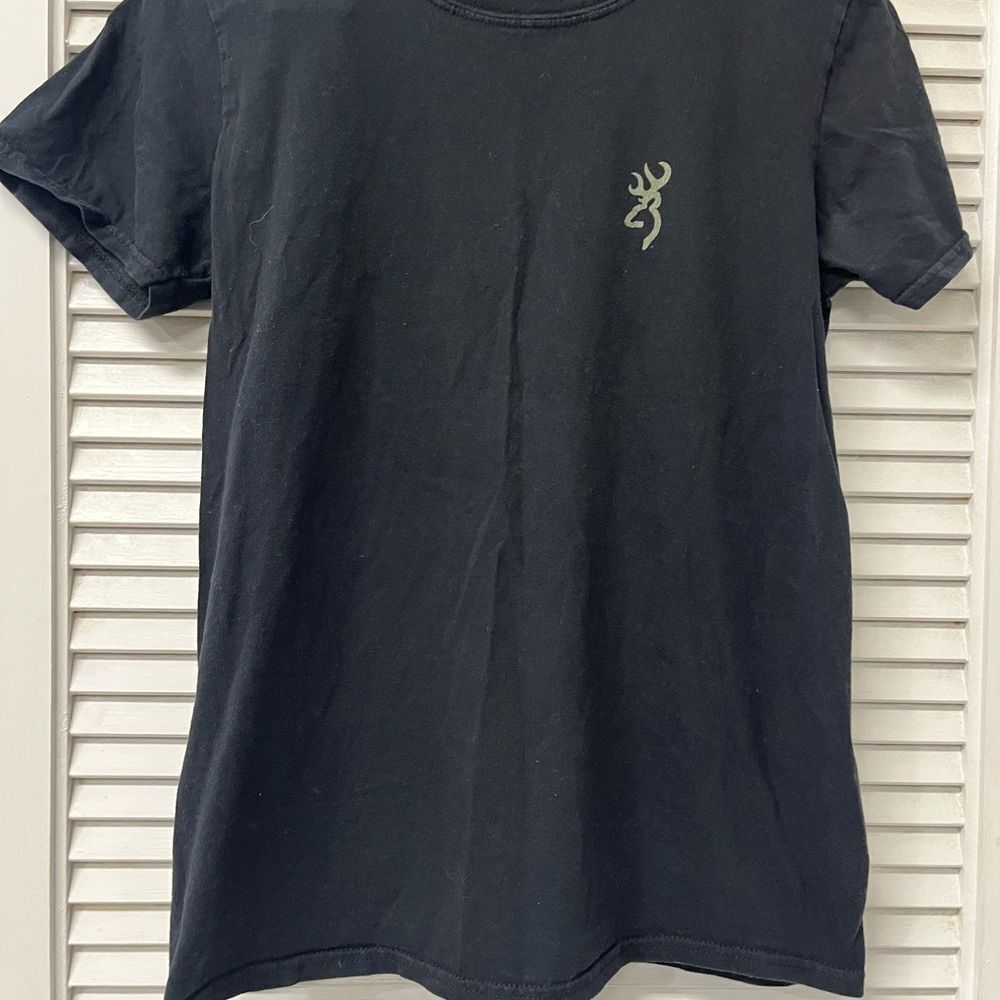 Browning Black Tee with Iconic Emblem